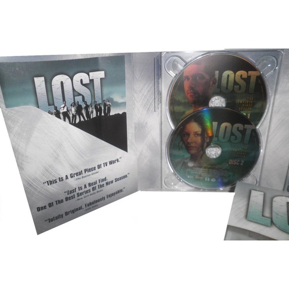 Lost: Season One (7-DVD Set, 2005) Matthew Fox, Evangeline Lilly, Terry O'Quinn - Picture 3 of 6